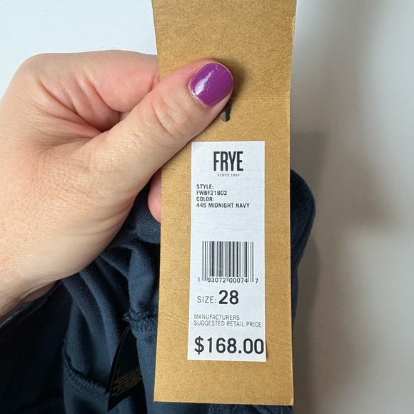 Frye Navy Wide Leg Pants - Picture 8 of 8